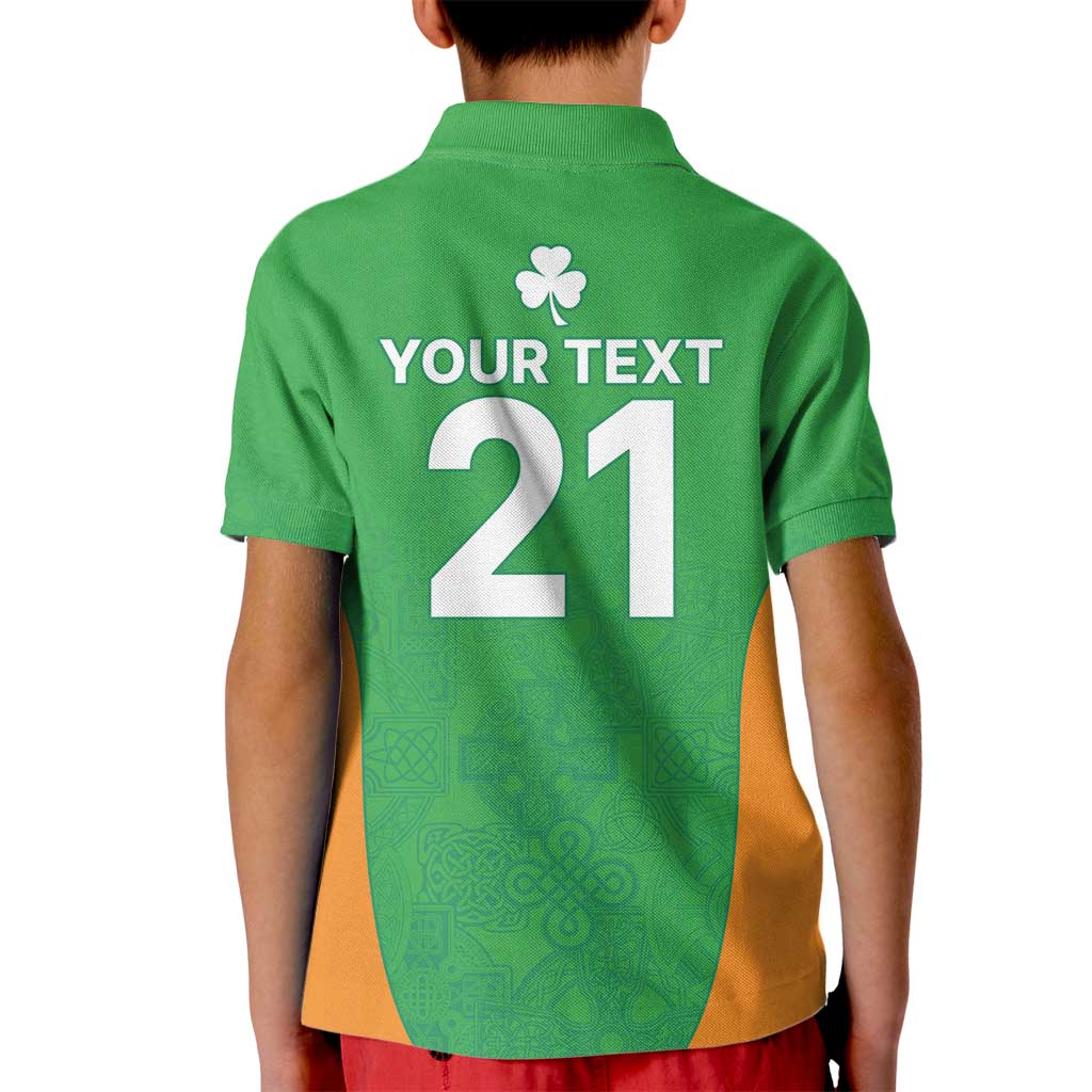 Custom Ireland Cricket Spirit 2026 Kid Polo Shirt World T20 Edition - Wonder Print Shop