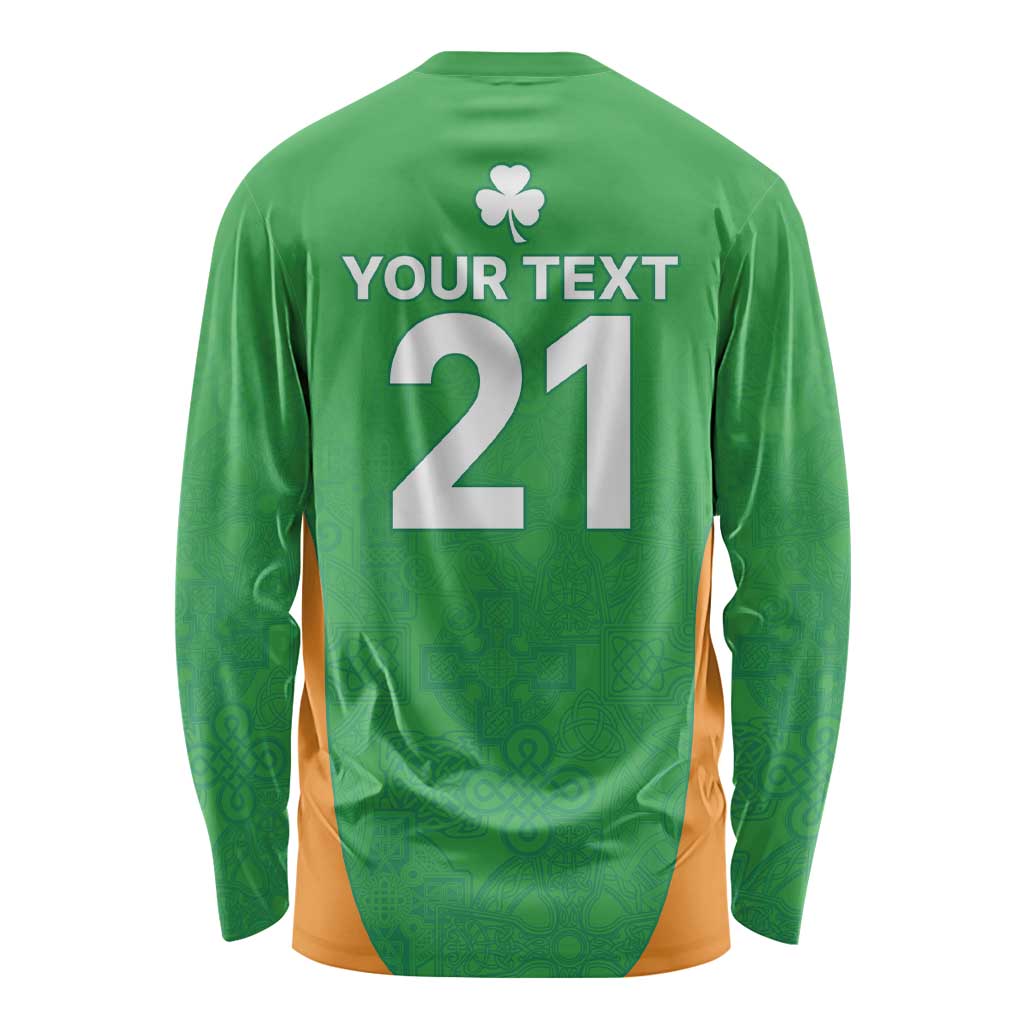 Custom Ireland Cricket Spirit 2026 Long Sleeve Shirt World T20 Edition - Wonder Print Shop