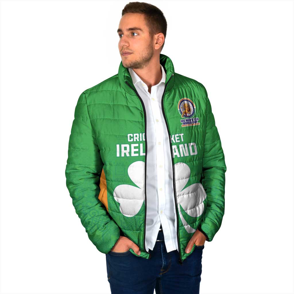 Custom Ireland Cricket Spirit 2026 Padded Jacket World T20 Edition - Wonder Print Shop