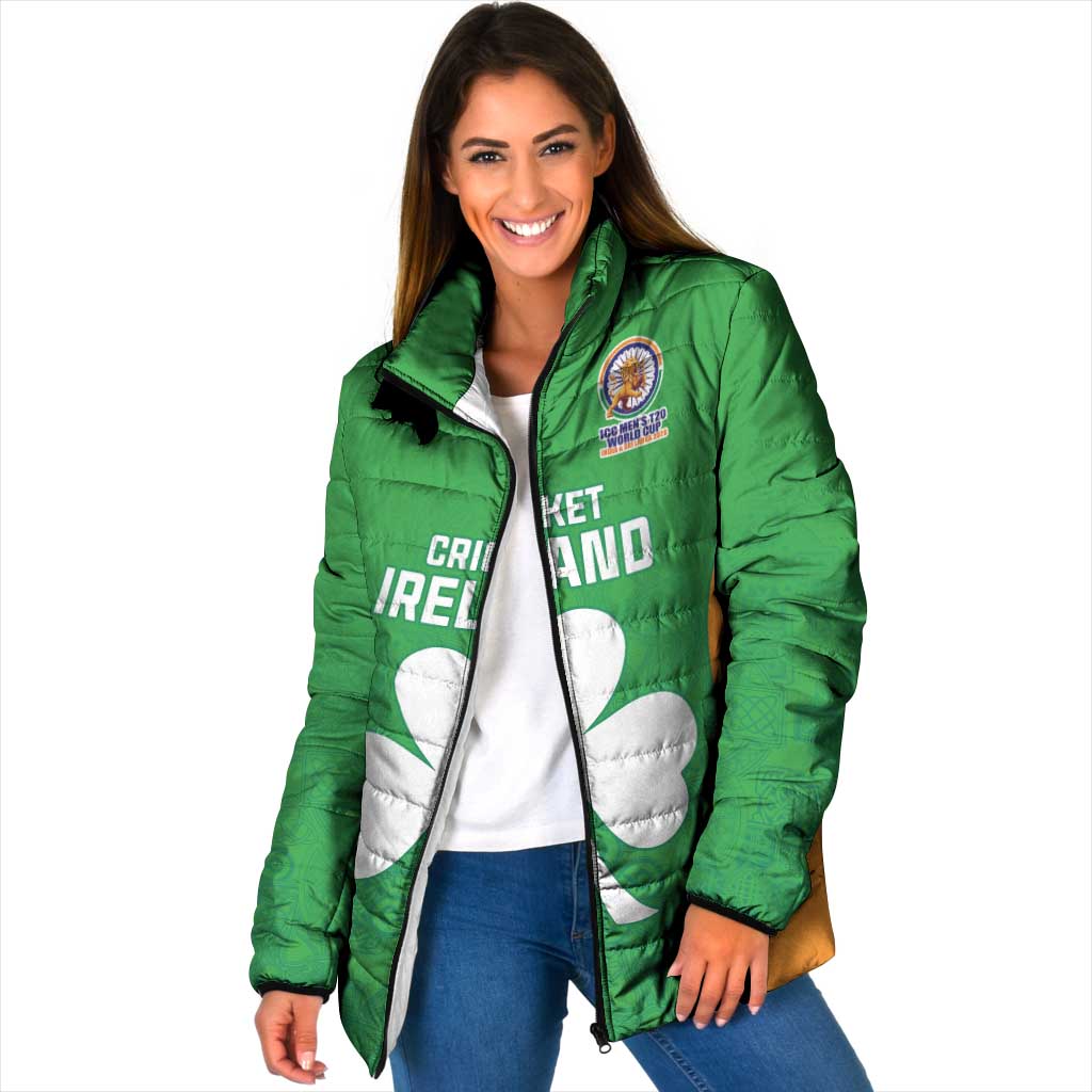 Custom Ireland Cricket Spirit 2026 Padded Jacket World T20 Edition - Wonder Print Shop