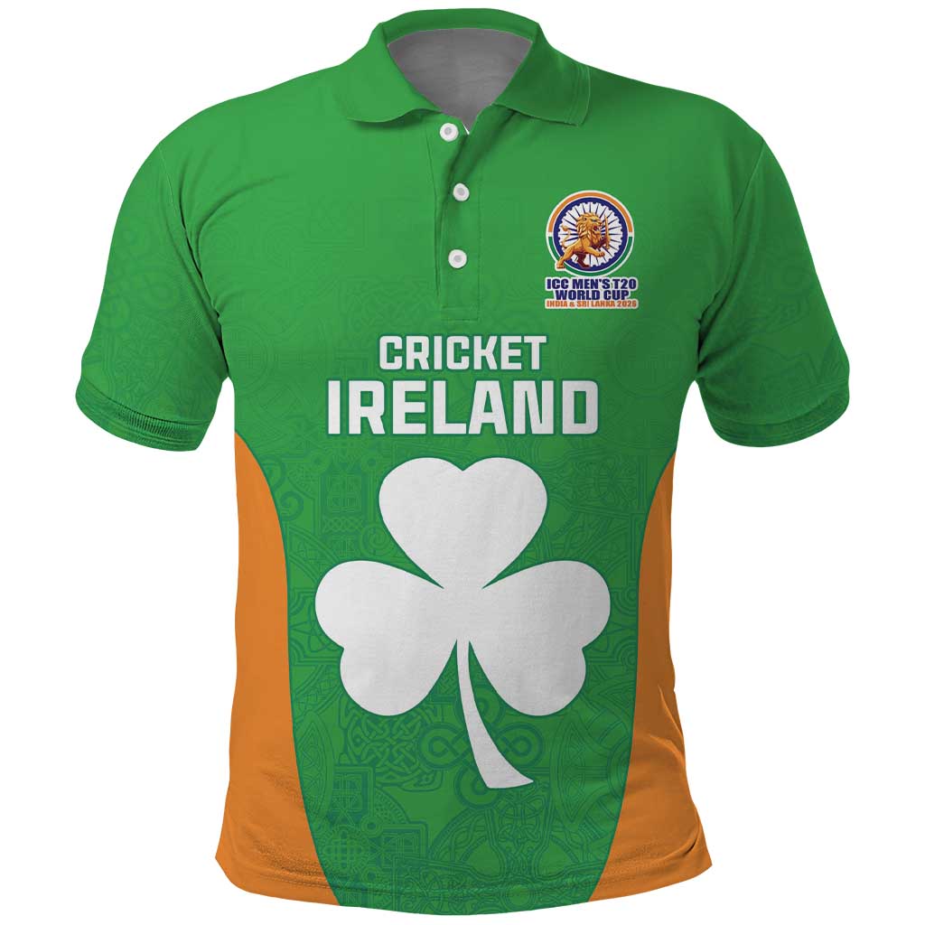 Custom Ireland Cricket Spirit 2026 Polo Shirt World T20 Edition - Wonder Print Shop