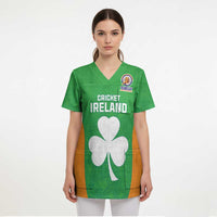 Custom Ireland Cricket Spirit 2026 Scrub Top World T20 Edition - Wonder Print Shop