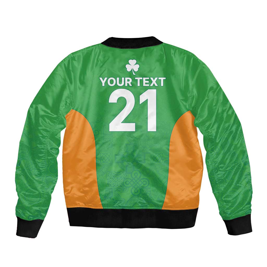 Custom Ireland Cricket Spirit 2026 Sleeve Zip Bomber Jacket World T20 Edition - Wonder Print Shop