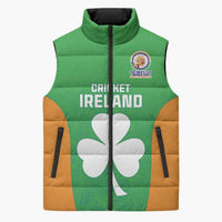 Custom Ireland Cricket Spirit 2026 Sleeveless Puffer Jacket World T20 Edition - Wonder Print Shop