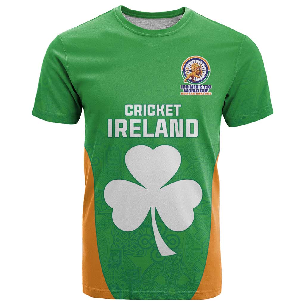 Custom Ireland Cricket Spirit 2026 T Shirt World T20 Edition - Wonder Print Shop