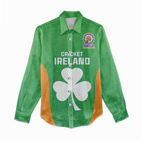 Custom Ireland Cricket Spirit 2026 Women Casual Shirt World T20 Edition - Wonder Print Shop