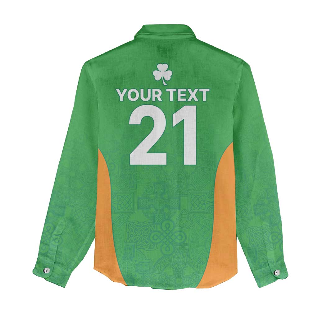 Custom Ireland Cricket Spirit 2026 Women Casual Shirt World T20 Edition - Wonder Print Shop