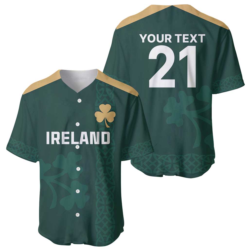Custom Ireland World Cup Retro 2024 Baseball Jersey - Wonder Print Shop