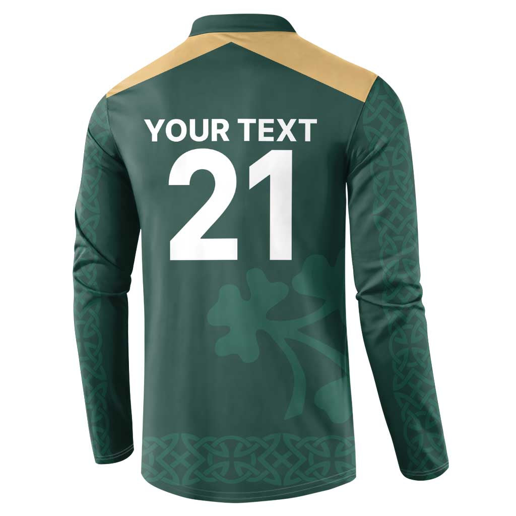 Custom Ireland World Cup Retro 2024 Button Sweatshirt - Wonder Print Shop