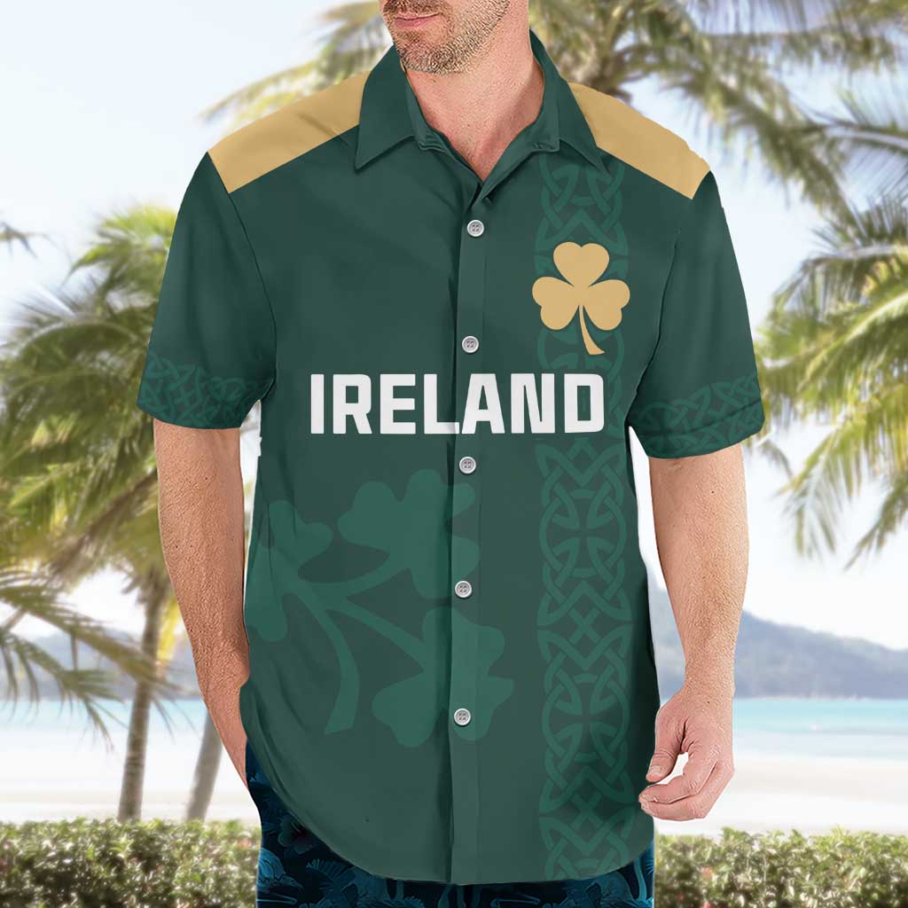 Custom Ireland World Cup Retro 2024 Hawaiian Shirt - Wonder Print Shop