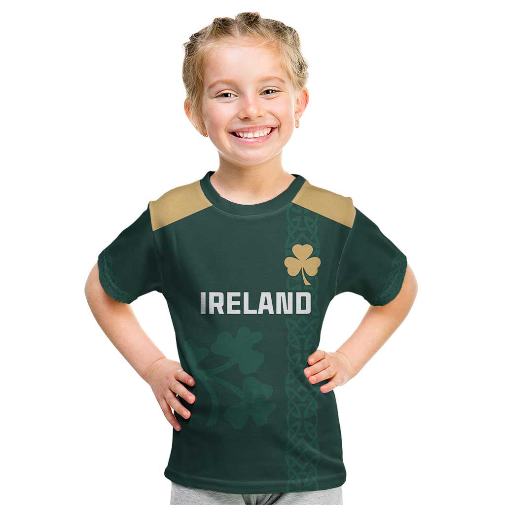 Custom Ireland World Cup Retro 2024 Kid T Shirt - Wonder Print Shop