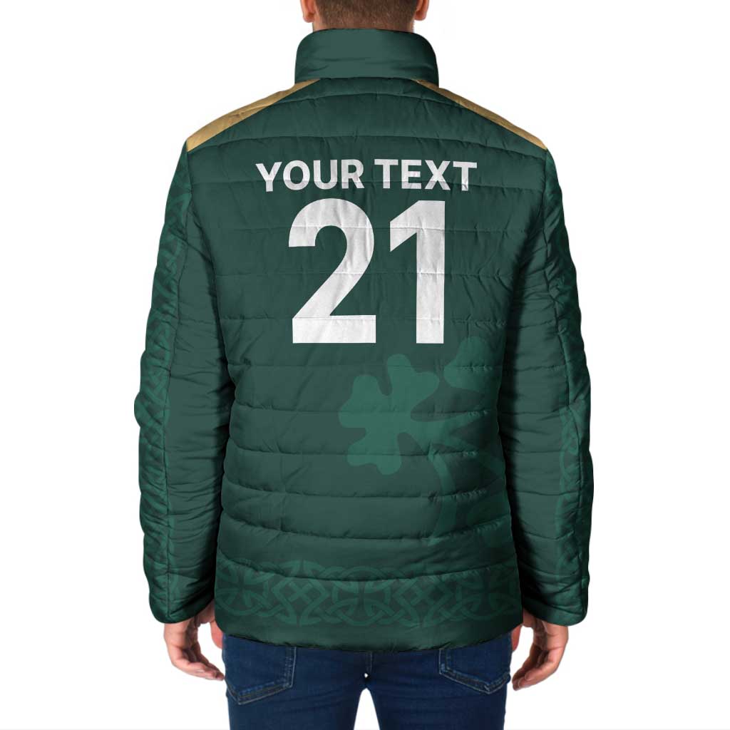 Custom Ireland World Cup Retro 2024 Padded Jacket - Wonder Print Shop