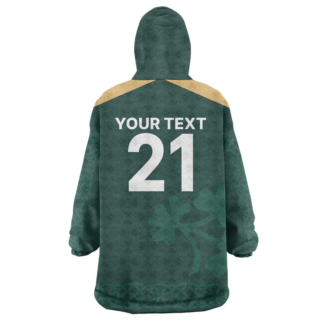 Custom Ireland World Cup Retro 2024 Wearable Blanket Hoodie - Wonder Print Shop