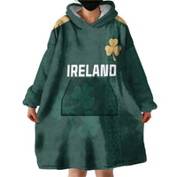 Custom Ireland World Cup Retro 2024 Wearable Blanket Hoodie - Wonder Print Shop