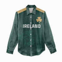 Custom Ireland World Cup Retro 2024 Women Casual Shirt - Wonder Print Shop