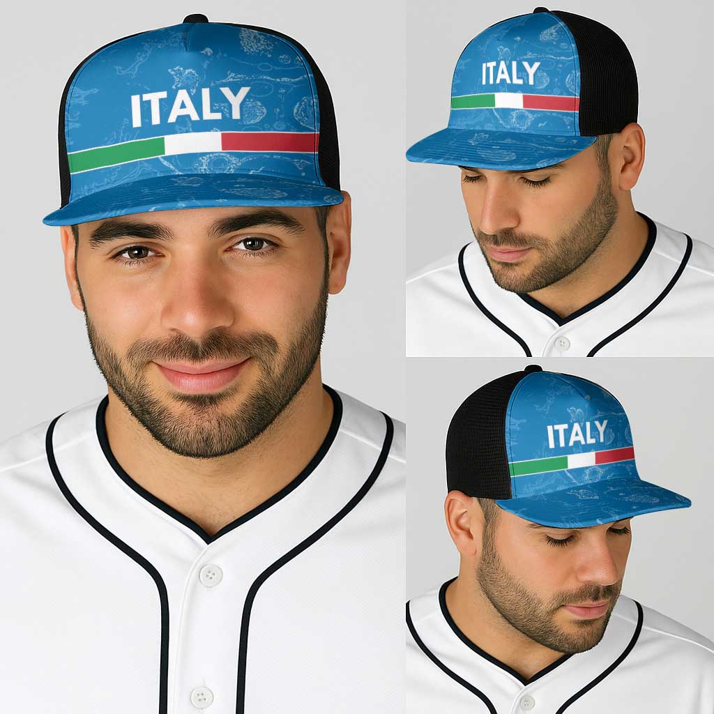 Italy Cricket Spirit 2026 Baseball Net Cap World T20 Edition - Wonder Print Shop