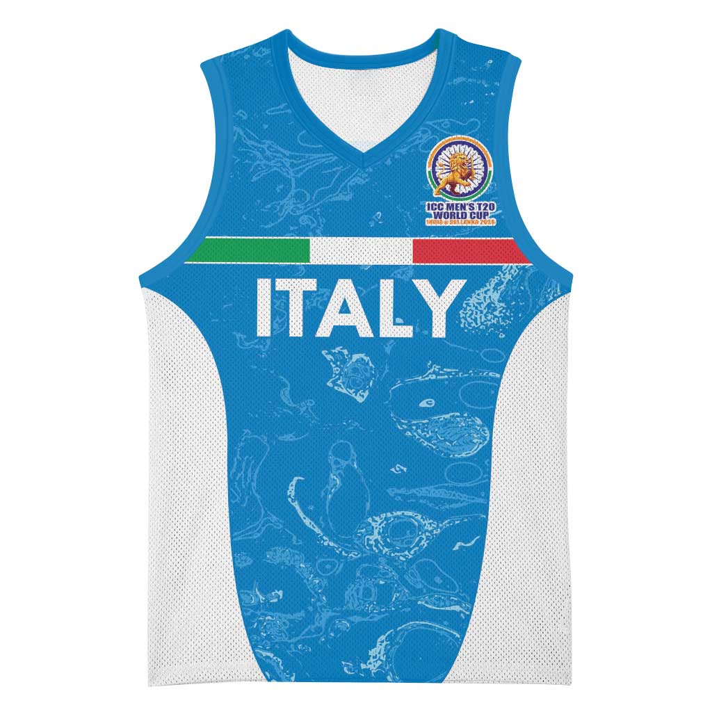 Custom Italy Cricket Spirit 2026 Basketball Jersey World T20 Edition - Wonder Print Shop