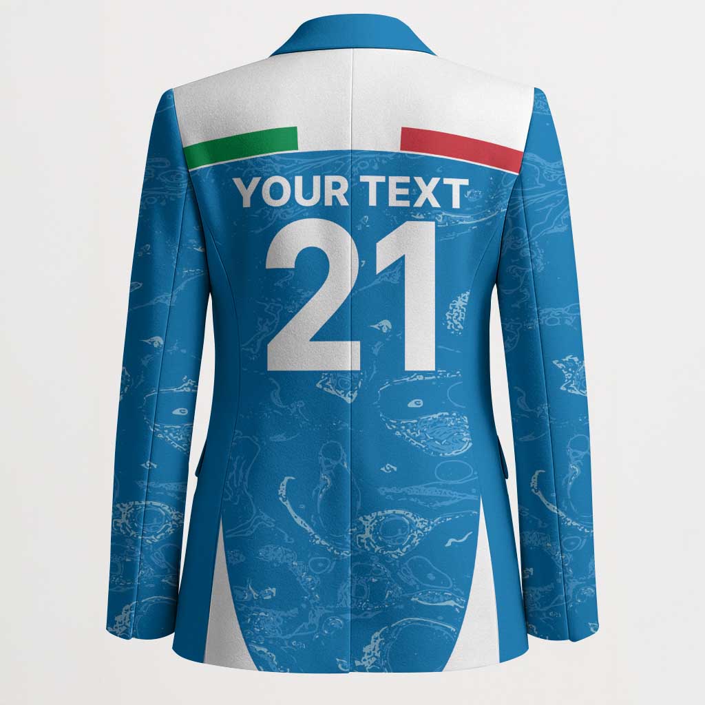 Custom Italy Cricket Spirit 2026 Blazer World T20 Edition - Wonder Print Shop