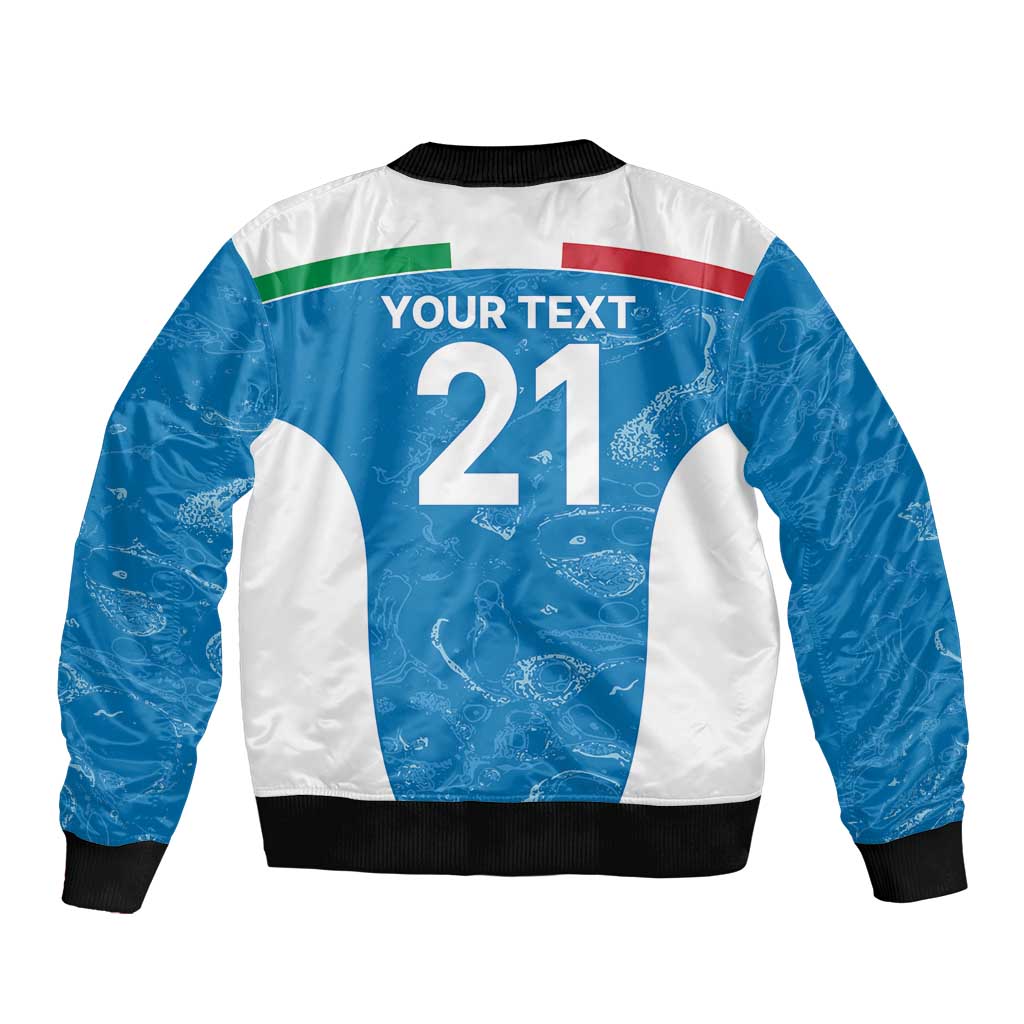Custom Italy Cricket Spirit 2026 Bomber Jacket World T20 Edition - Wonder Print Shop