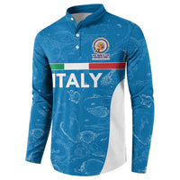Custom Italy Cricket Spirit 2026 Button Sweatshirt World T20 Edition - Wonder Print Shop