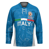 Custom Italy Cricket Spirit 2026 Hockey Jersey World T20 Edition - Wonder Print Shop