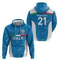 Custom Italy Cricket Spirit 2026 Hoodie World T20 Edition - Wonder Print Shop