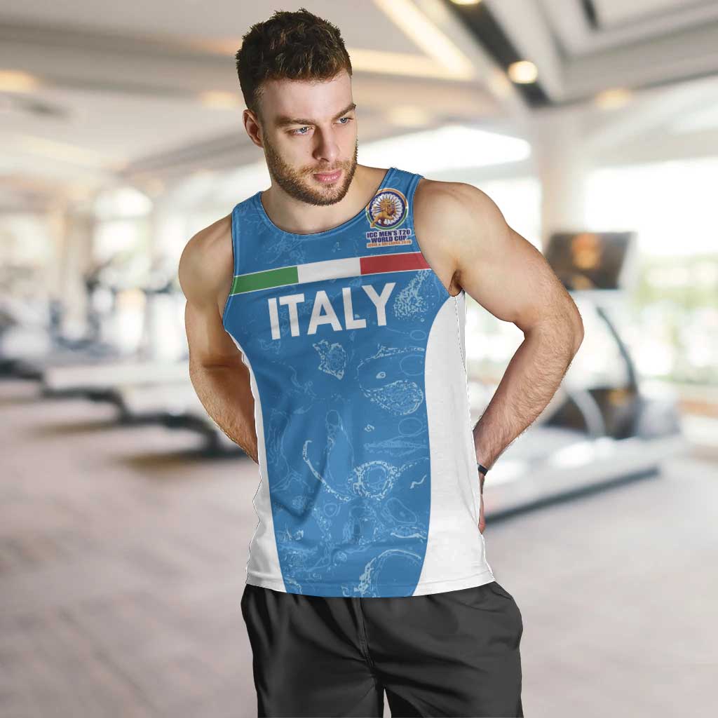 Custom Italy Cricket Spirit 2026 Men Tank Top World T20 Edition - Wonder Print Shop