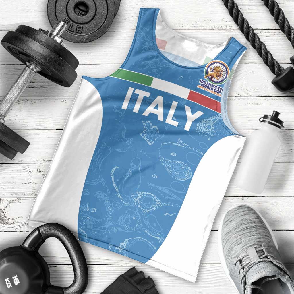 Custom Italy Cricket Spirit 2026 Men Tank Top World T20 Edition - Wonder Print Shop