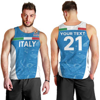 Custom Italy Cricket Spirit 2026 Men Tank Top World T20 Edition - Wonder Print Shop