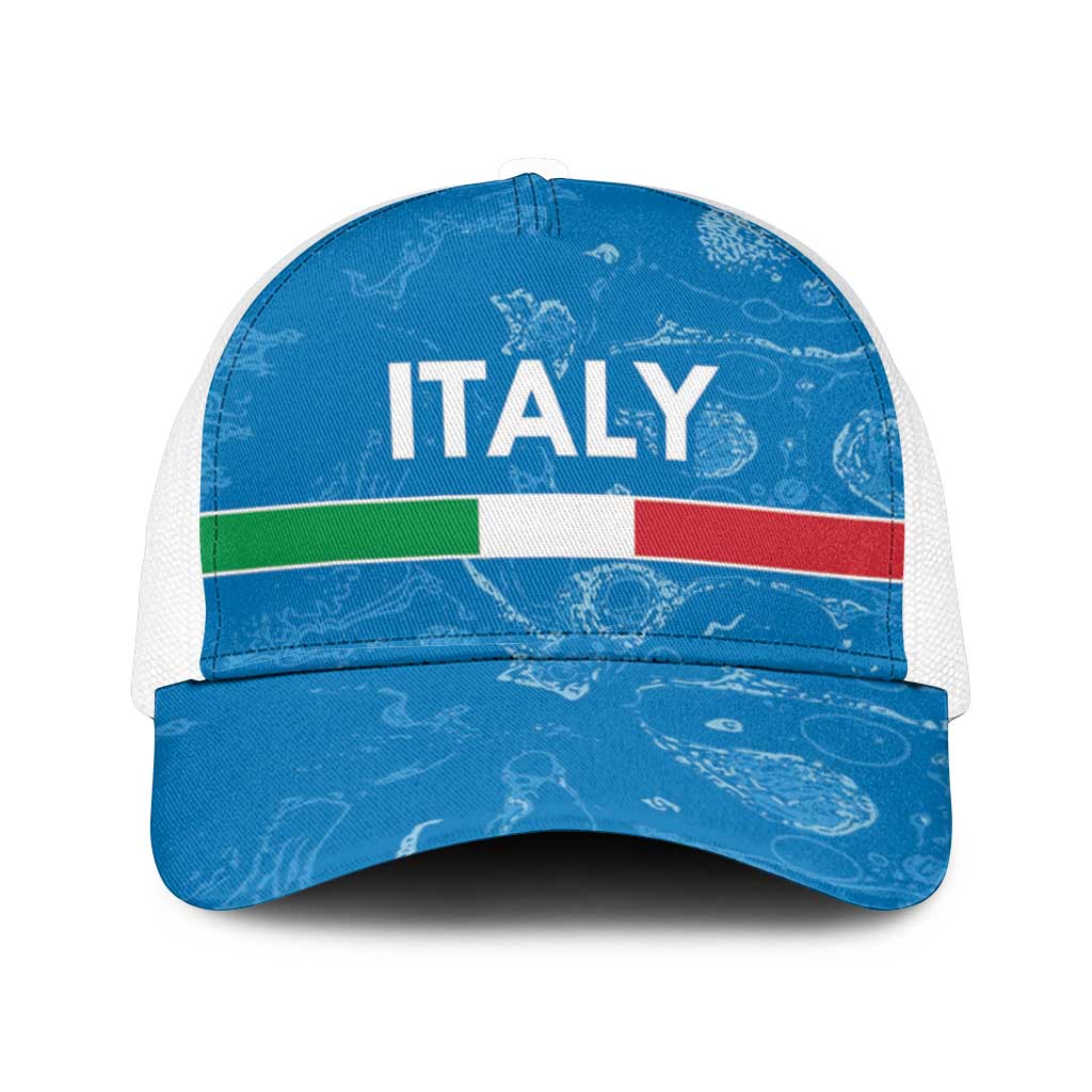 Italy Cricket Spirit 2026 Mesh Trucker Cap World T20 Edition - Wonder Print Shop