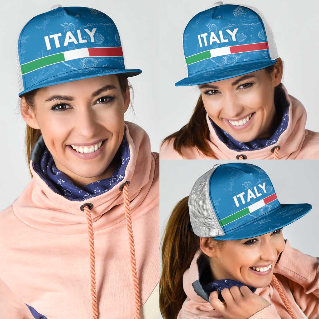 Italy Cricket Spirit 2026 Mesh Trucker Cap World T20 Edition - Wonder Print Shop