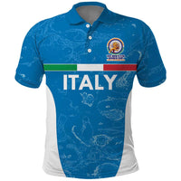 Custom Italy Cricket Spirit 2026 Polo Shirt World T20 Edition - Wonder Print Shop