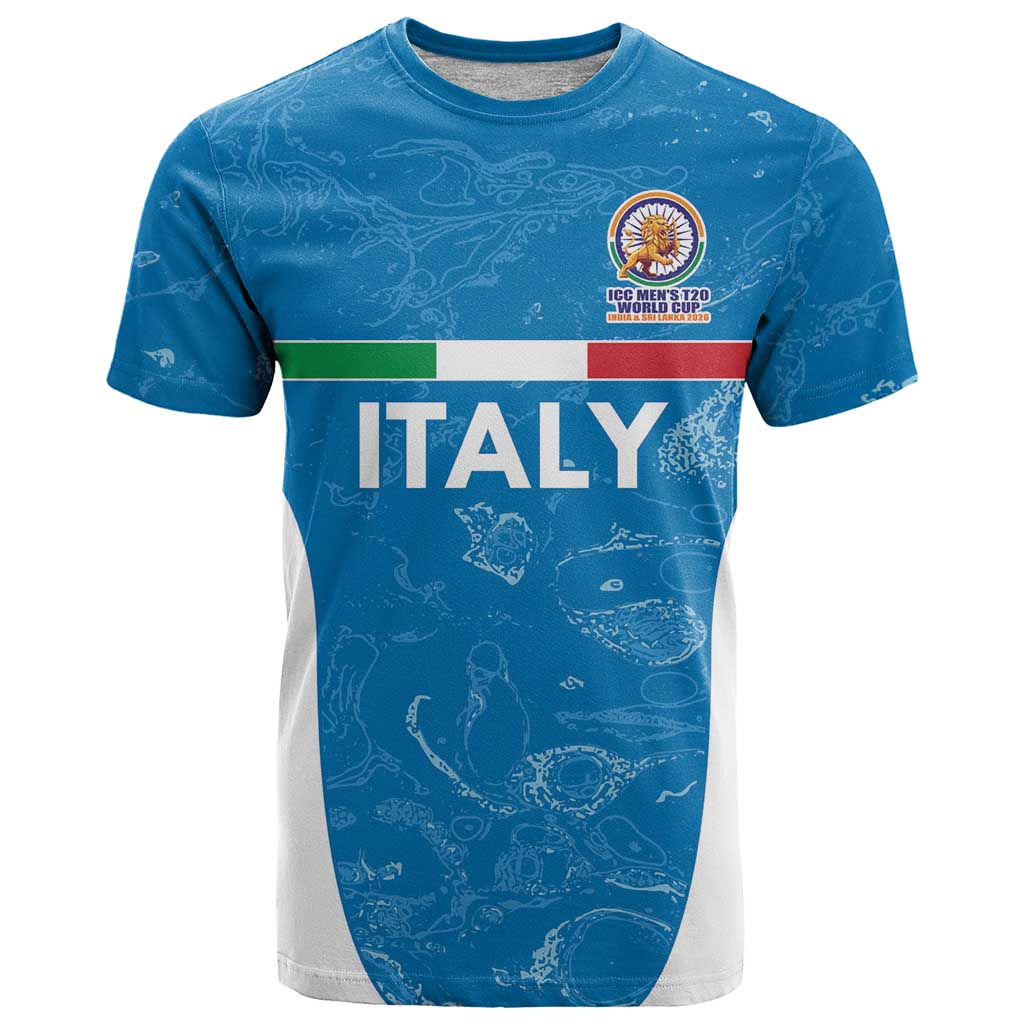 Custom Italy Cricket Spirit 2026 T Shirt World T20 Edition - Wonder Print Shop