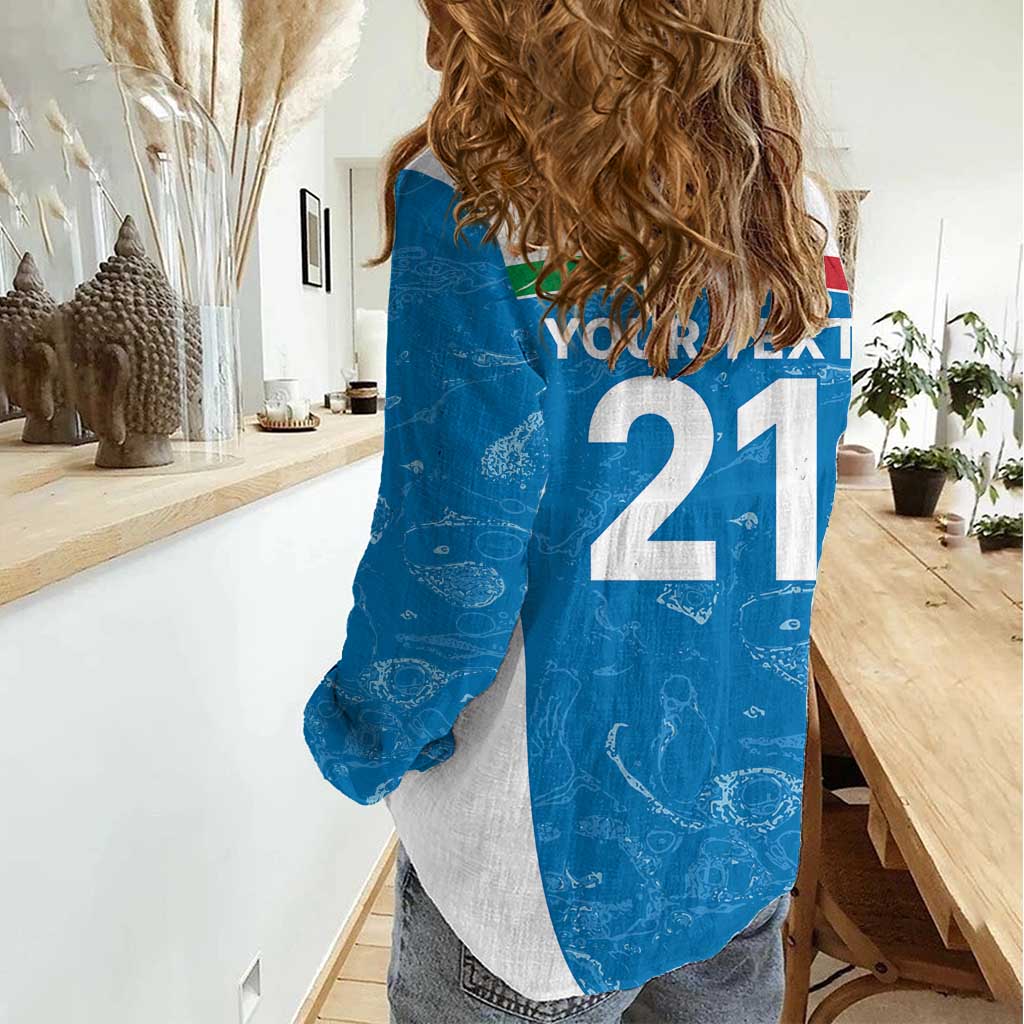 Custom Italy Cricket Spirit 2026 Women Casual Shirt World T20 Edition - Wonder Print Shop