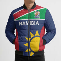 Custom Namibia Cricket Spirit 2026 Bomber Puffer Jacket World T20 Edition - Wonder Print Shop