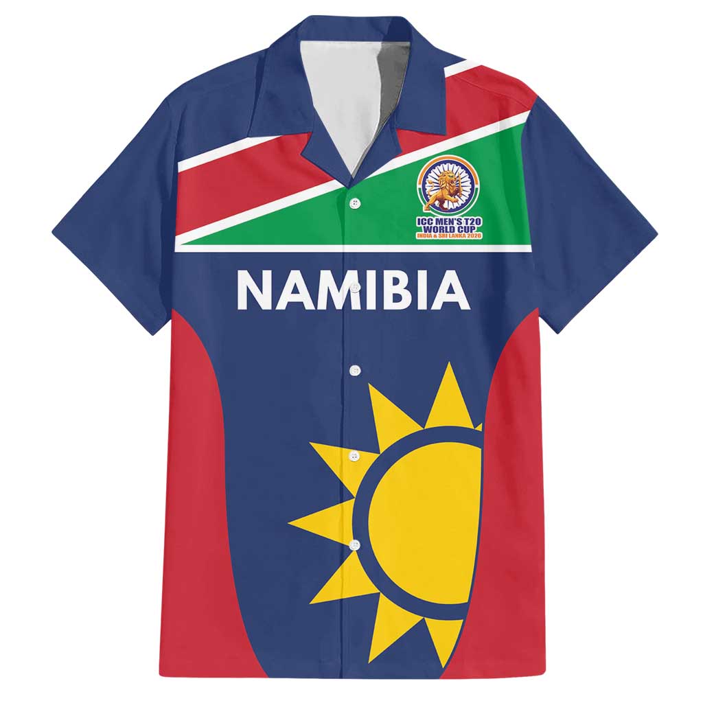 Custom Namibia Cricket Spirit 2026 Hawaiian Shirt World T20 Edition - Wonder Print Shop