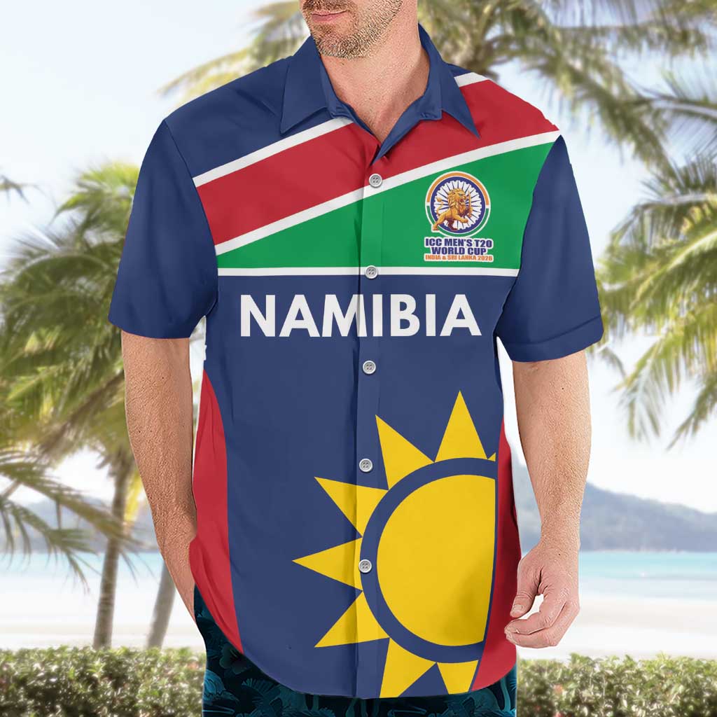 Custom Namibia Cricket Spirit 2026 Hawaiian Shirt World T20 Edition - Wonder Print Shop