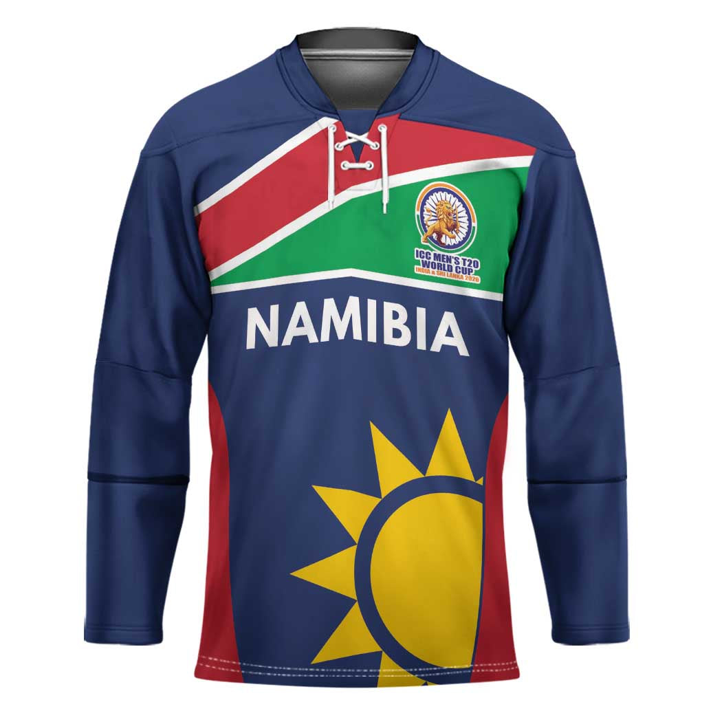 Custom Namibia Cricket Spirit 2026 Hockey Jersey World T20 Edition - Wonder Print Shop