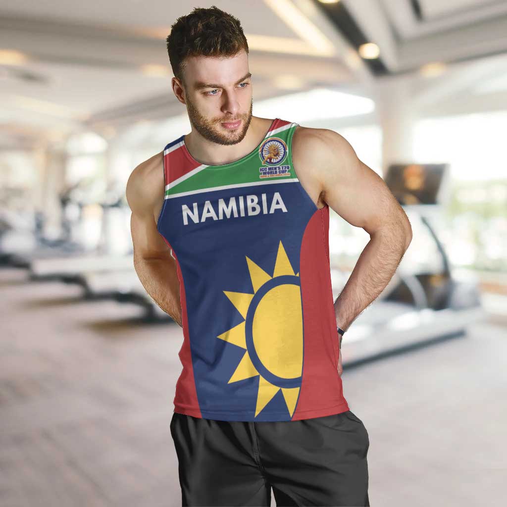 Custom Namibia Cricket Spirit 2026 Men Tank Top World T20 Edition - Wonder Print Shop