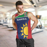 Custom Namibia Cricket Spirit 2026 Men Tank Top World T20 Edition - Wonder Print Shop