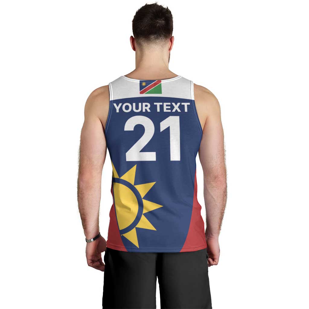Custom Namibia Cricket Spirit 2026 Men Tank Top World T20 Edition - Wonder Print Shop
