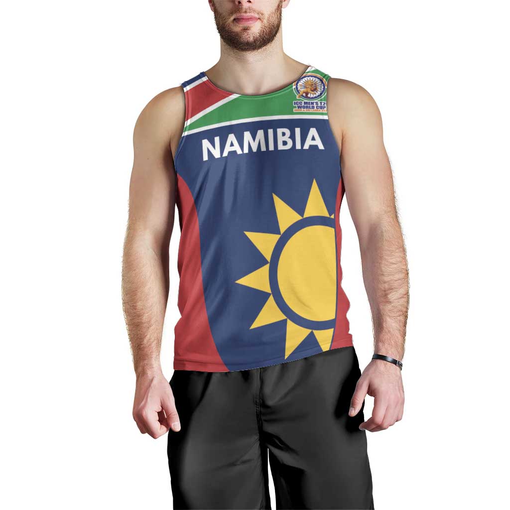 Custom Namibia Cricket Spirit 2026 Men Tank Top World T20 Edition - Wonder Print Shop