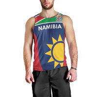 Custom Namibia Cricket Spirit 2026 Men Tank Top World T20 Edition - Wonder Print Shop