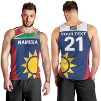 Custom Namibia Cricket Spirit 2026 Men Tank Top World T20 Edition - Wonder Print Shop