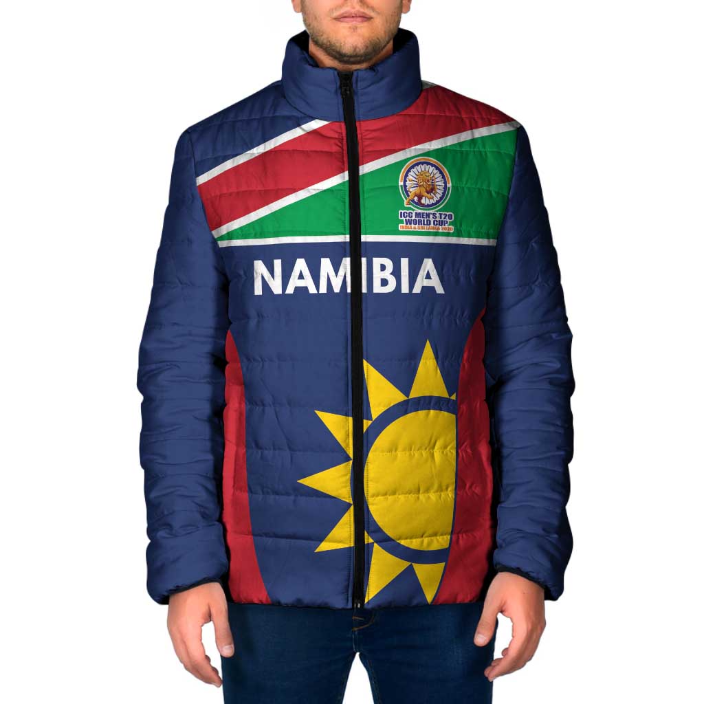 Custom Namibia Cricket Spirit 2026 Padded Jacket World T20 Edition - Wonder Print Shop
