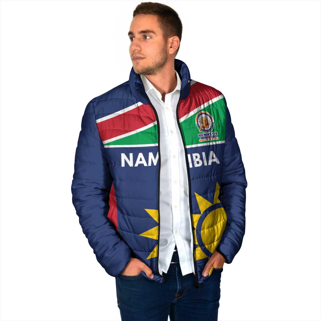 Custom Namibia Cricket Spirit 2026 Padded Jacket World T20 Edition - Wonder Print Shop