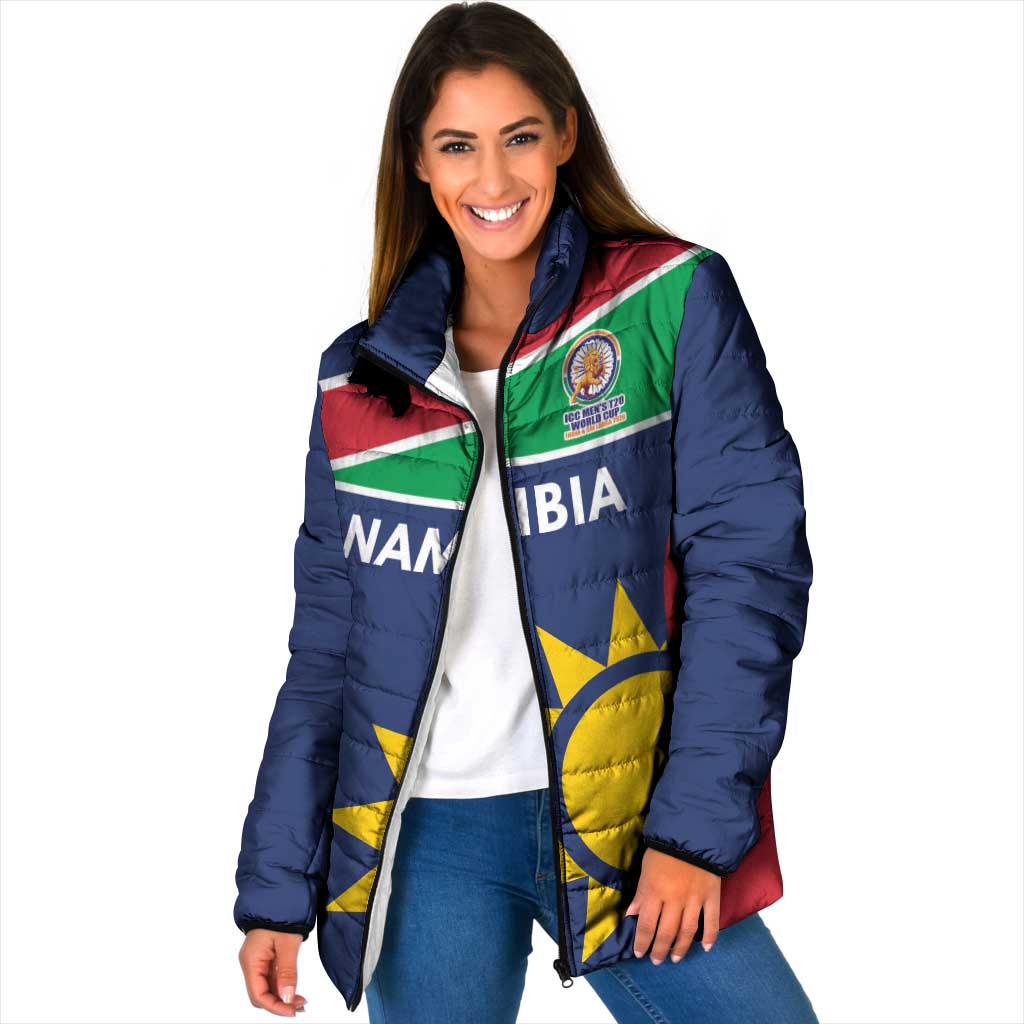 Custom Namibia Cricket Spirit 2026 Padded Jacket World T20 Edition - Wonder Print Shop