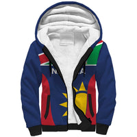 Custom Namibia Cricket Spirit 2026 Sherpa Hoodie World T20 Edition - Wonder Print Shop