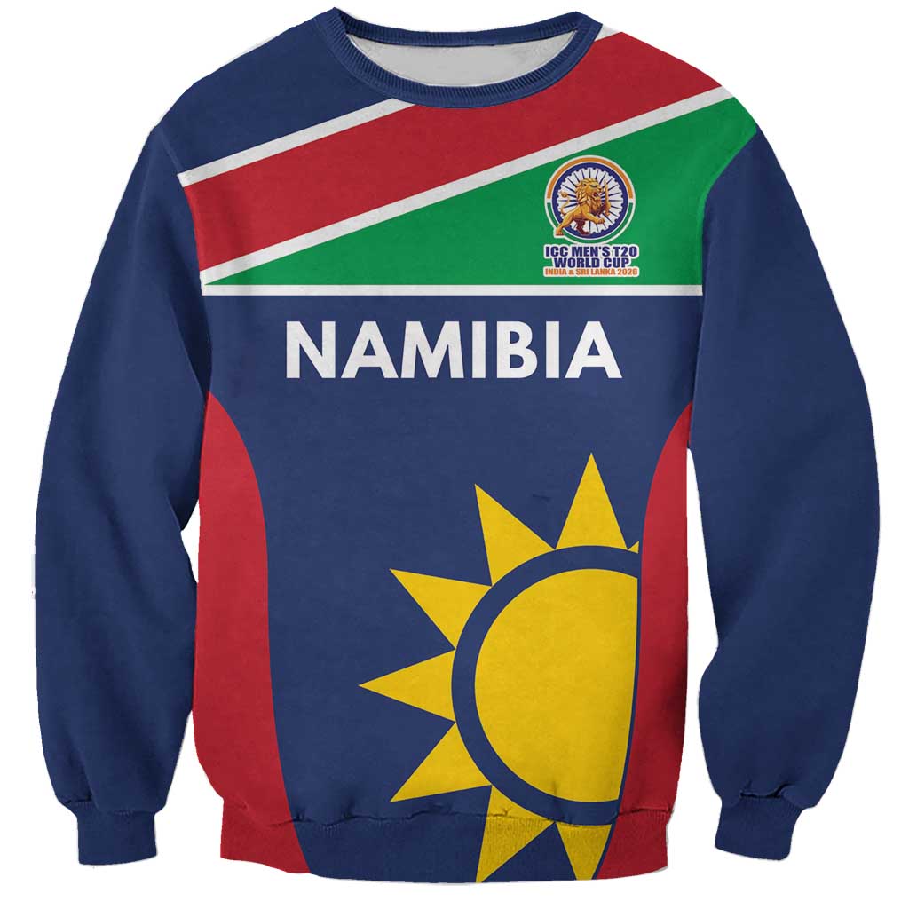 Custom Namibia Cricket Spirit 2026 Sweatshirt World T20 Edition - Wonder Print Shop