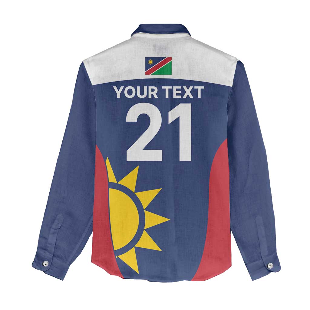 Custom Namibia Cricket Spirit 2026 Women Casual Shirt World T20 Edition - Wonder Print Shop